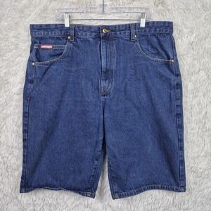 Lowrider Shorts Mens 40 Denim Streetwear Cholo Homies Baggy Classic Cars Vintage